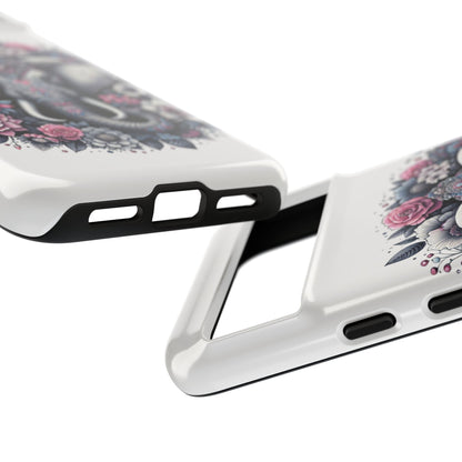 Ornate Floral Elephant Mobile Cover – Elegant Bohemian Art