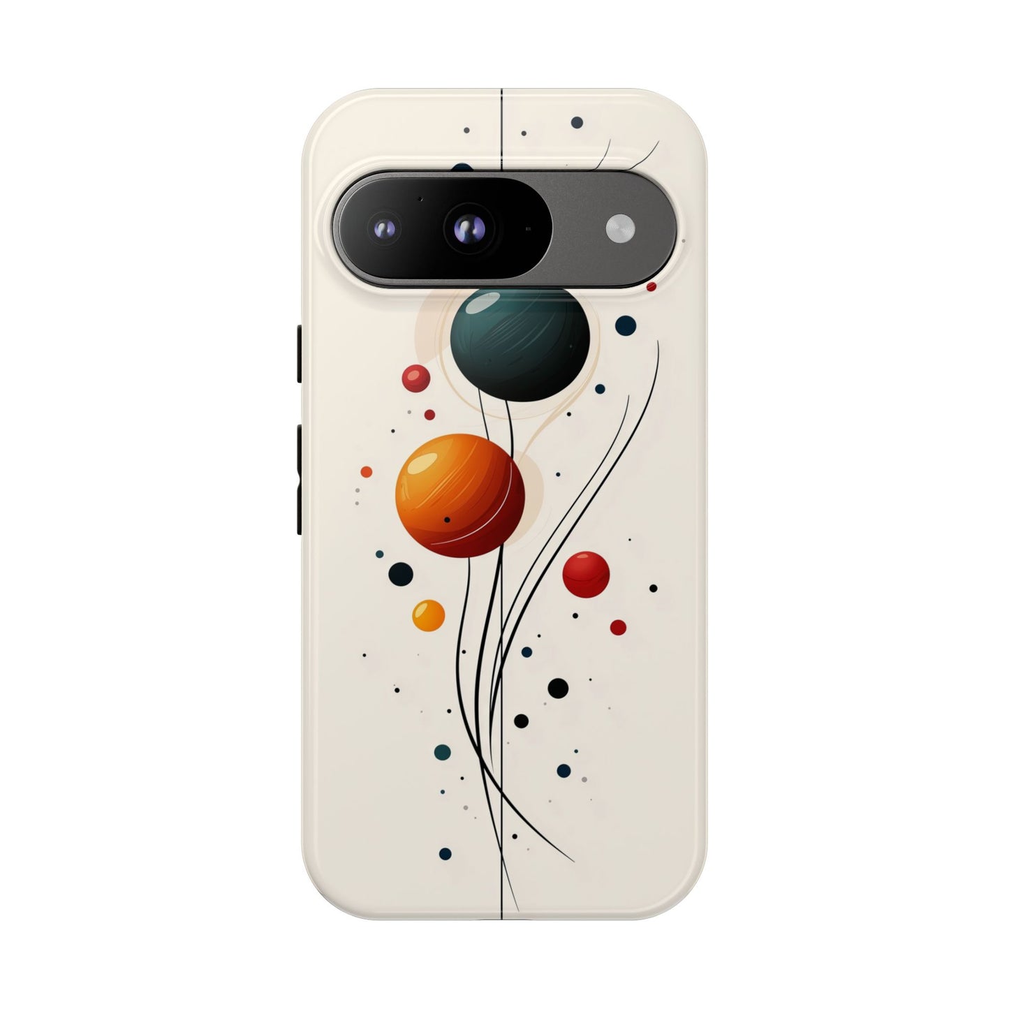 Modern Orbit Abstract Phone Case – Minimal Planet-Inspired Design for iPhone, Samsung & Pixel