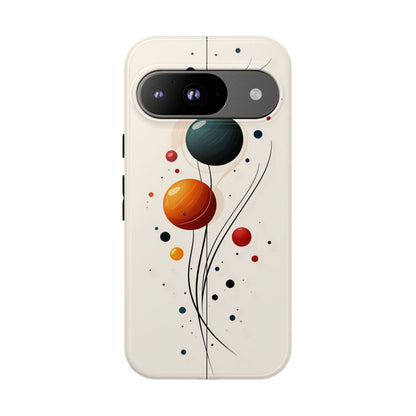 Modern Orbit Abstract Phone Case – Minimal Planet-Inspired Design for iPhone, Samsung & Pixel
