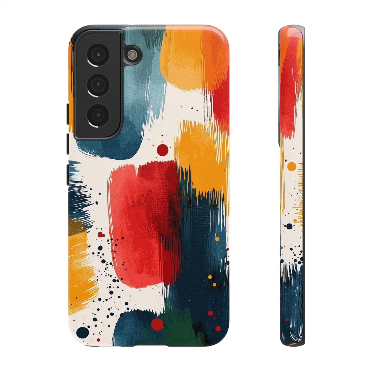 Color Burst Abstract Brushstroke Phone Case for iPhone, Samsung & Pixel