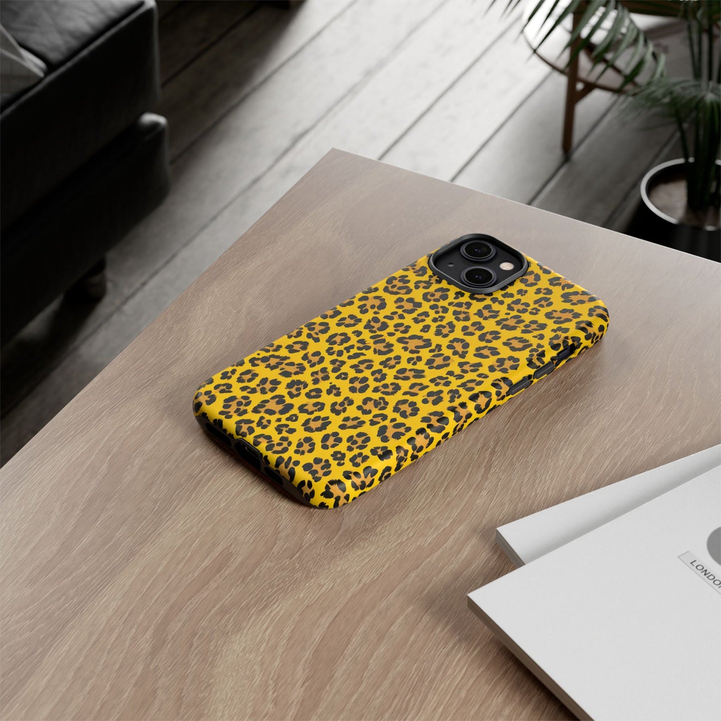 Leopard Texture Printed Back Cover Case phone