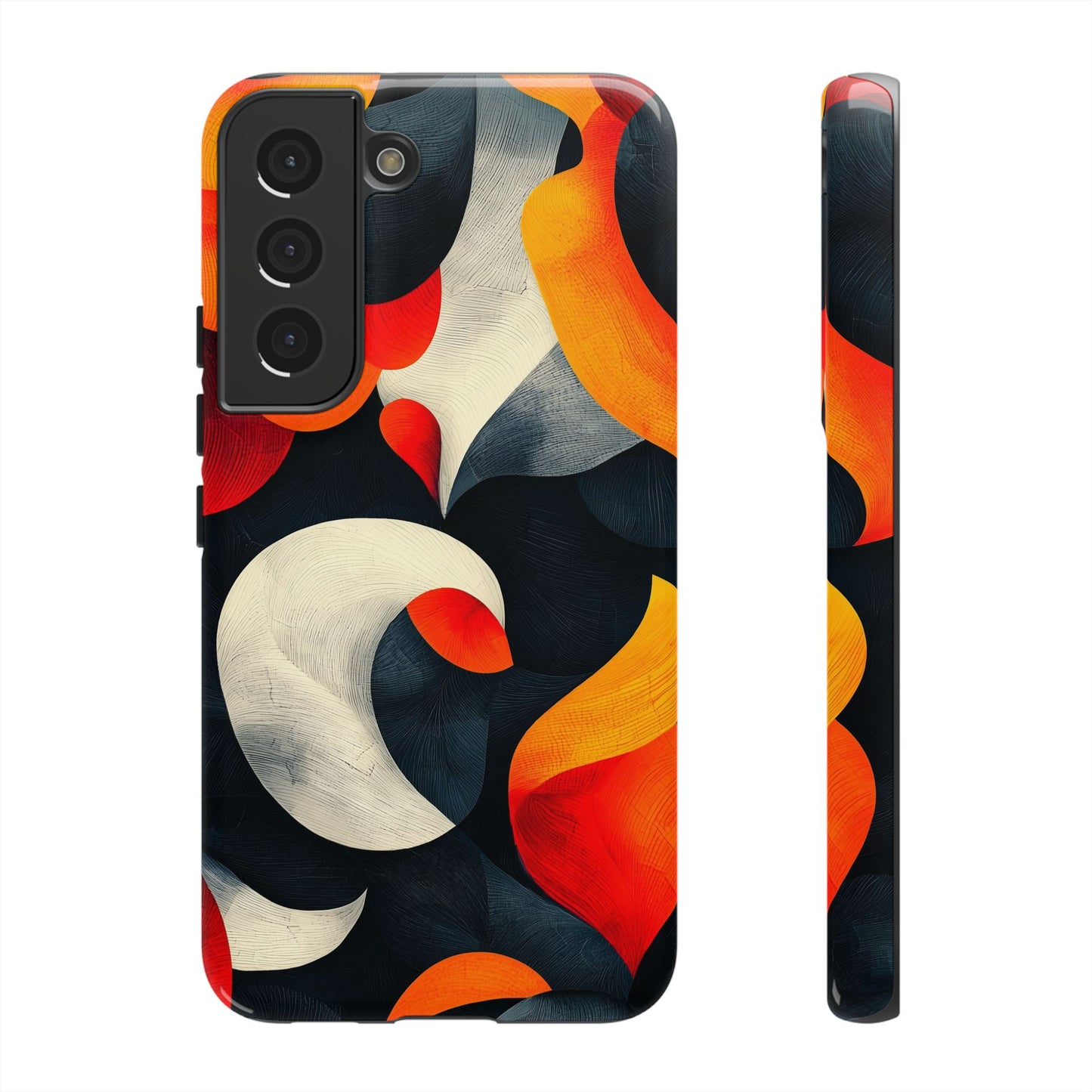 Molten Flow – Abstract Flame Phone Case for iPhone, Samsung & Pixel