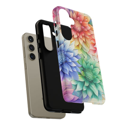 Rainbow Bloom Mandala Floral Mobile Case