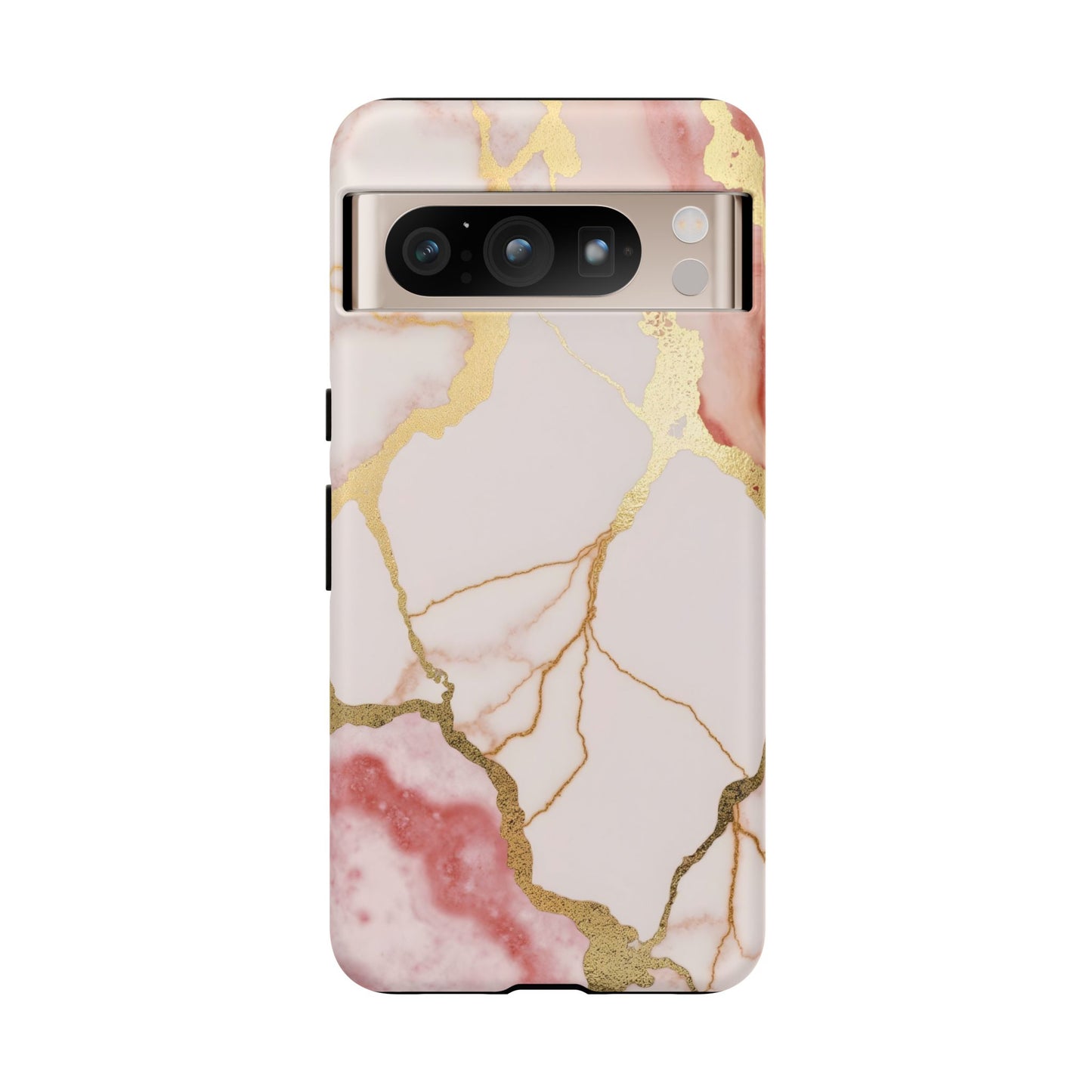Beautiful Pink Minimal Marble Case Design