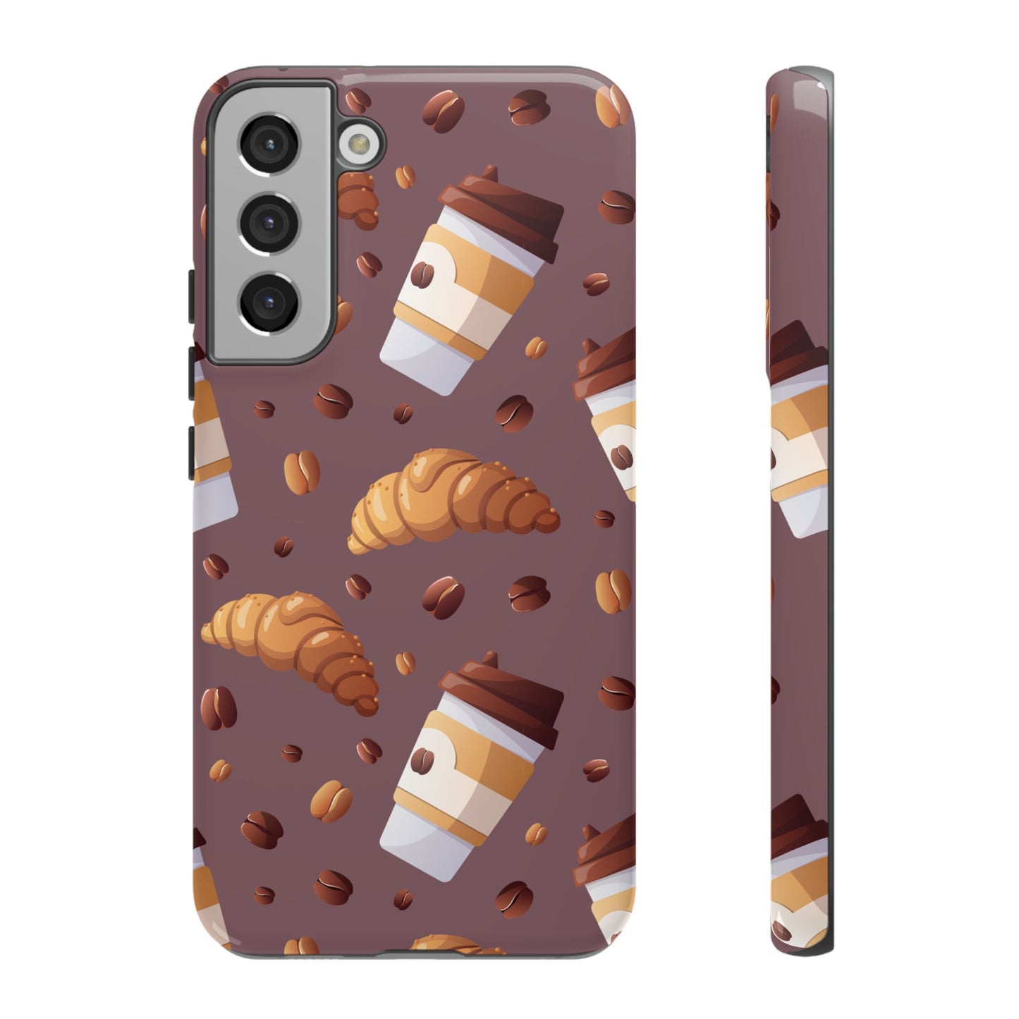 ]Kawaii Food Lover's Phone Case –Coffee Beans Phone Cover for iPhone, Google Pixel, Samsung