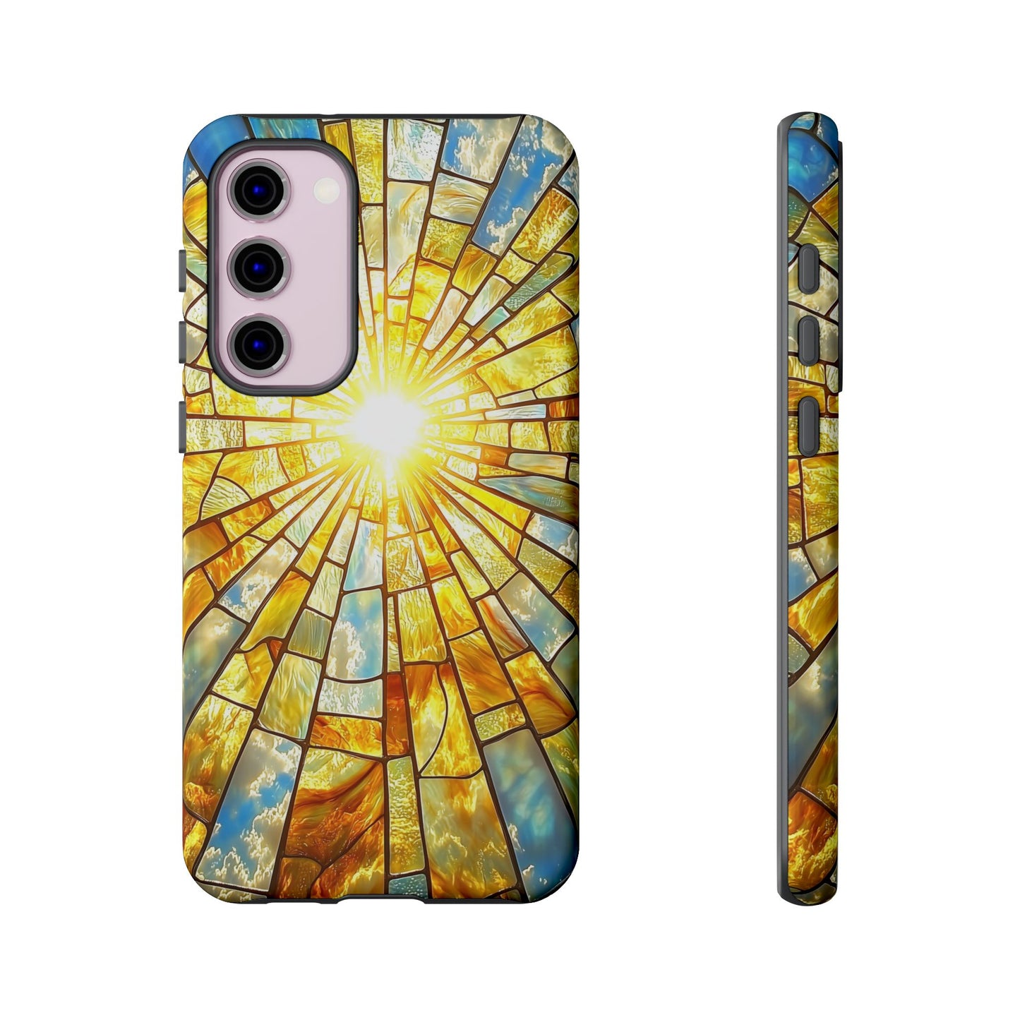 Heavenly Light – Radiant Sunburst Phone Case for iPhone, Samsung & Pixel