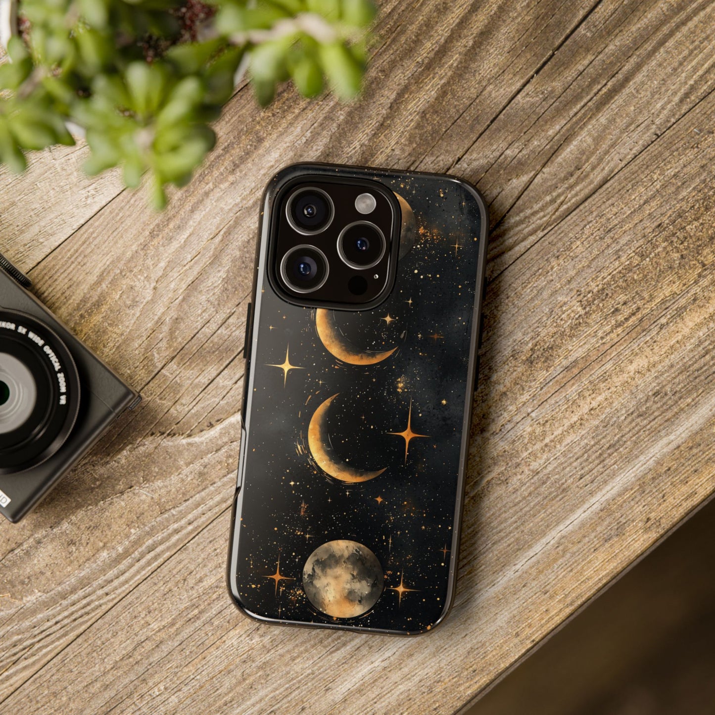 Lunar Phases Boho Moon Phone Case for iPhone, Pixel & Samsung