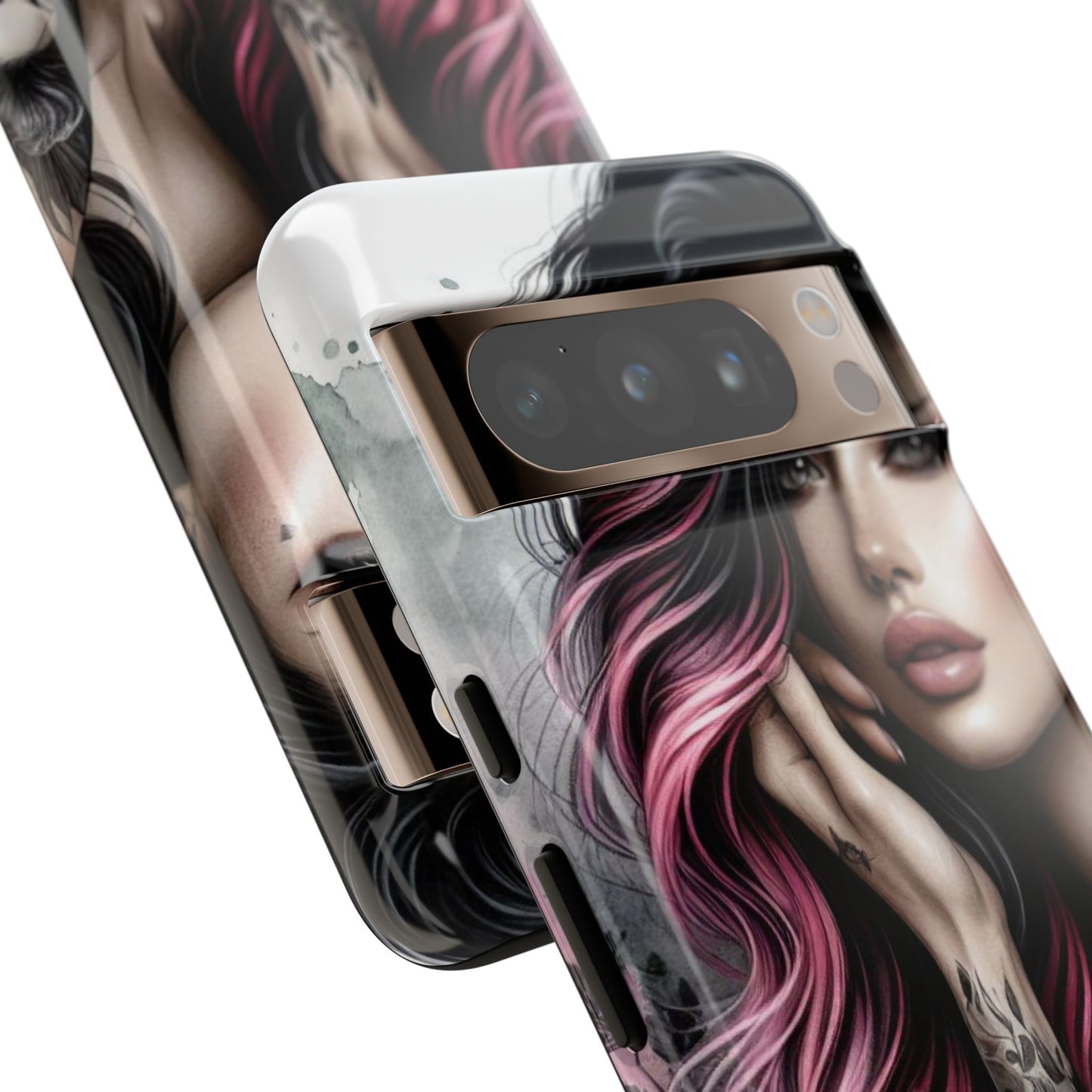 Tattooed Elegance – Gothic Art Mobile Cover