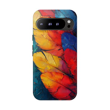 Tropical Macaw Feather Phone Case for iPhone, Samsung & Google Pixel