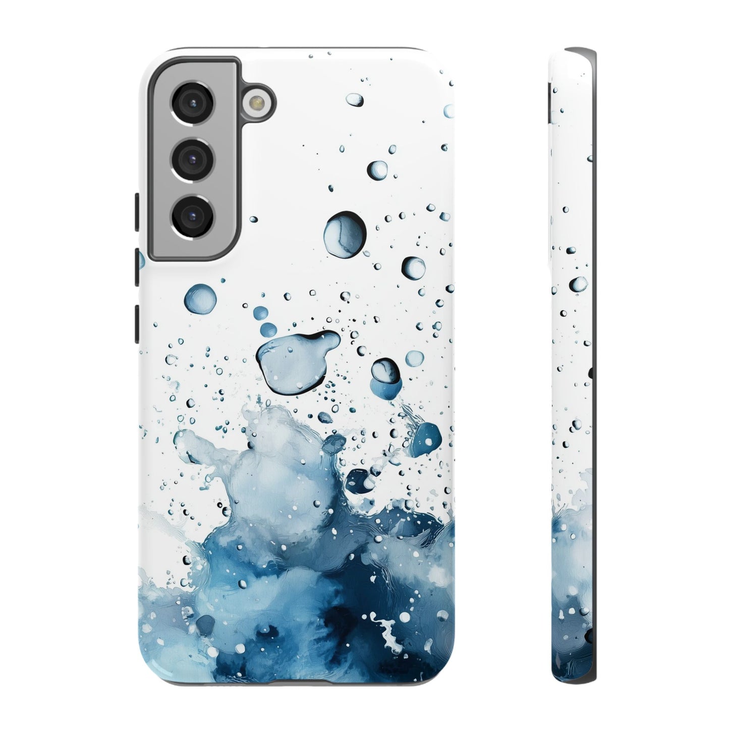 Aqua Burst Watercolor Phone Case for iPhone, google Pixel & Samsung