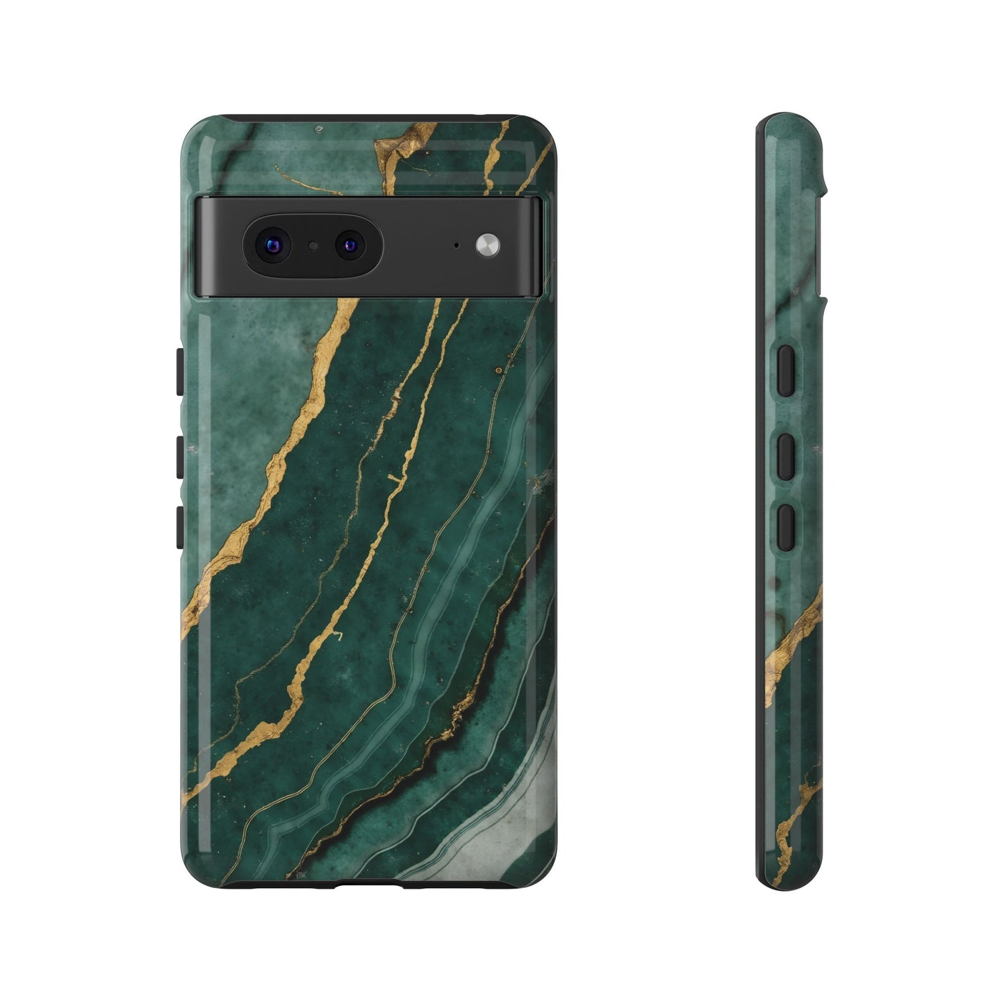Jade Green Marble Case Design