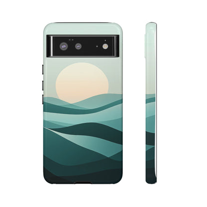Tranquil Dunes – Abstract Sunset Phone Case for iPhone, Samsung & Pixel