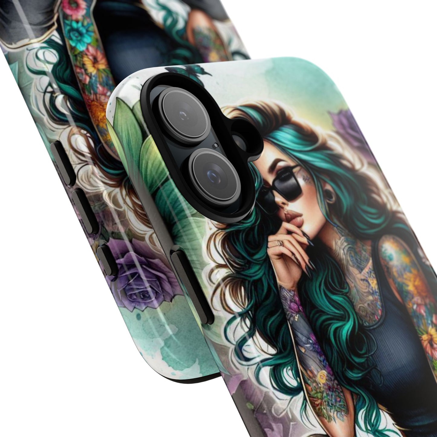Urban Wildflower – Edgy Tattooed Beauty Mobile Cover