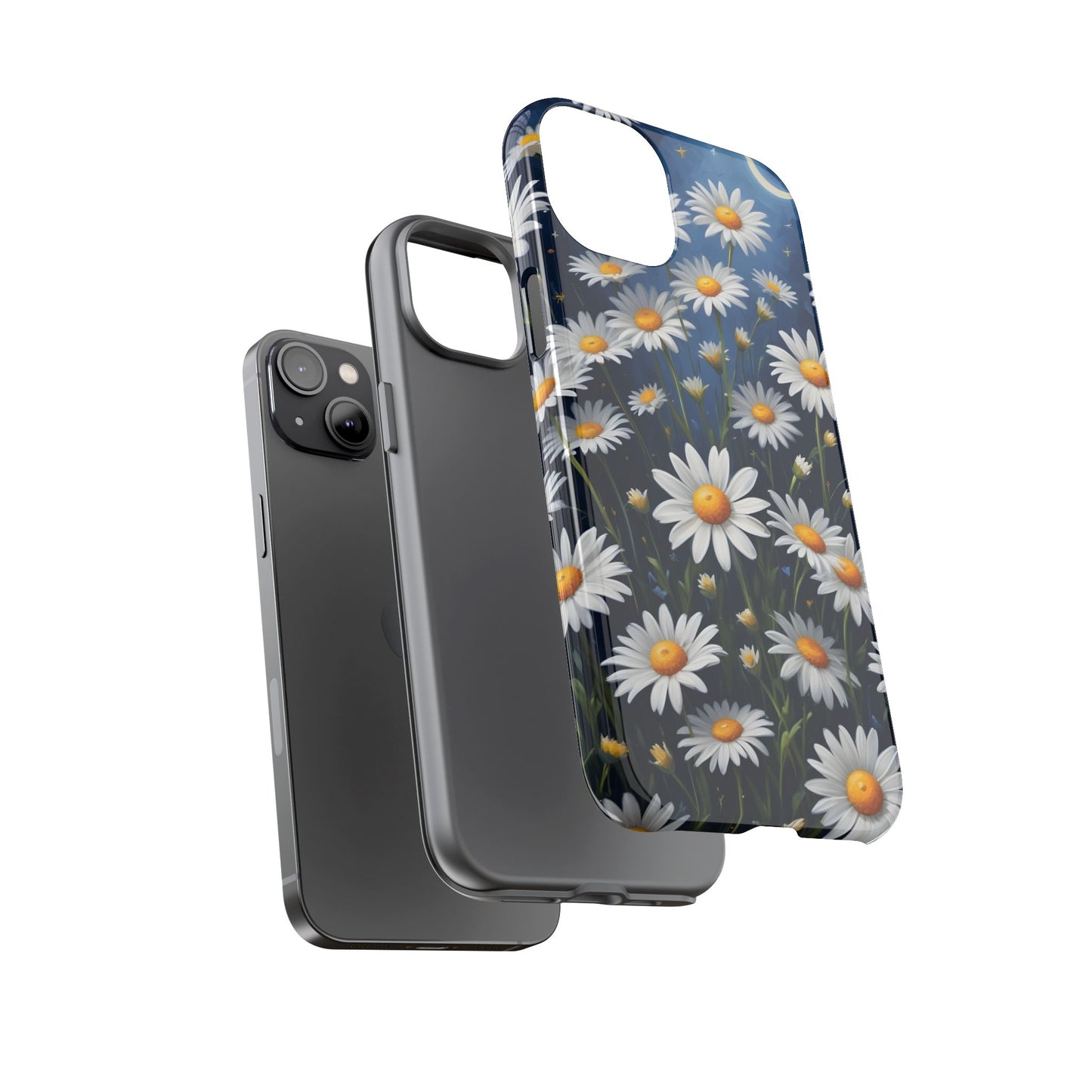 Witchy Daisy Flowers Phone Case Vintage Botanical Cover