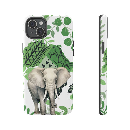 Tropical Elephant Mobile Cover – Nature-Inspired Boho Art