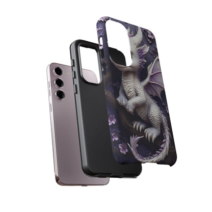 Charming Young Dragon on a Branch Phone Case Design