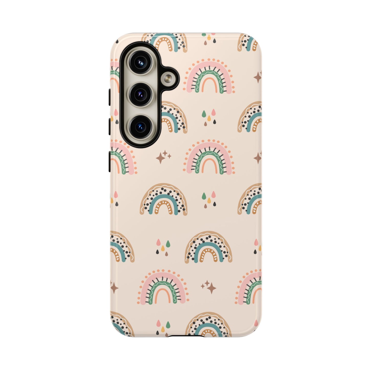 Retro Rainbow Phone Case – Vintage Aesthetic Cover for iPhone, Samsung & Google Pixel