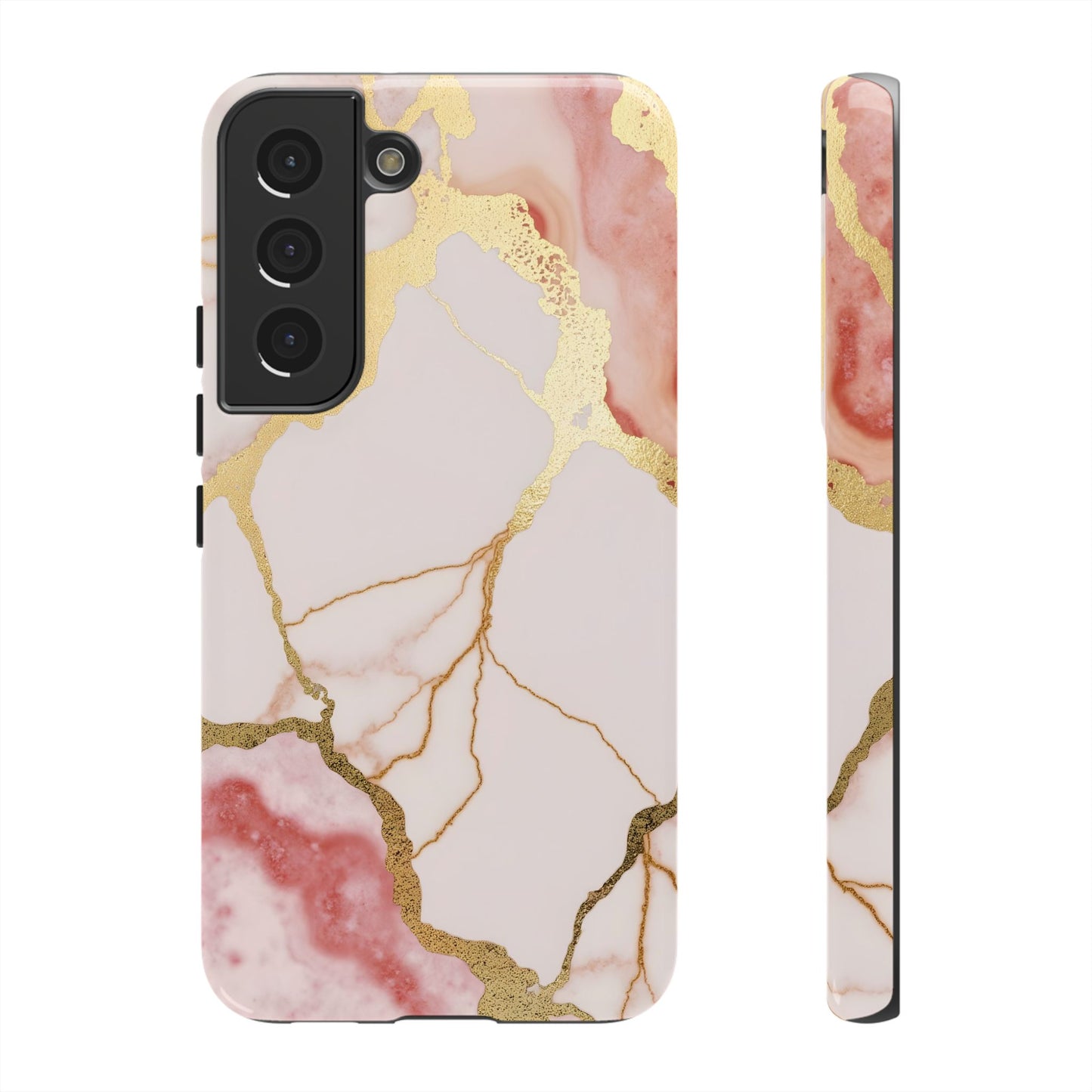 Beautiful Pink Minimal Marble Case Design