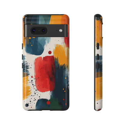 Color Burst Abstract Brushstroke Phone Case for iPhone, Samsung & Pixel