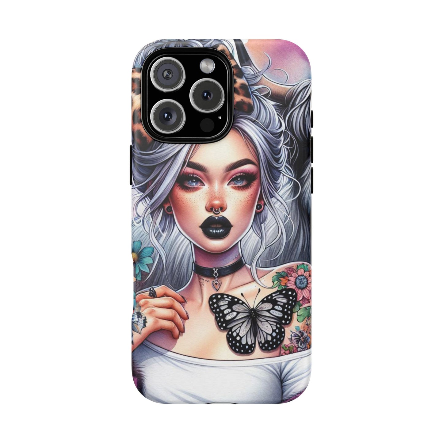Wild Spirit – Gothic Chic & Nature Fusion Mobile Cover