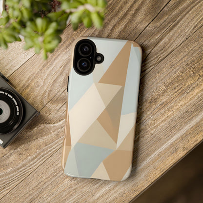 Neutral Geometrical Triangular Abstract Pattern