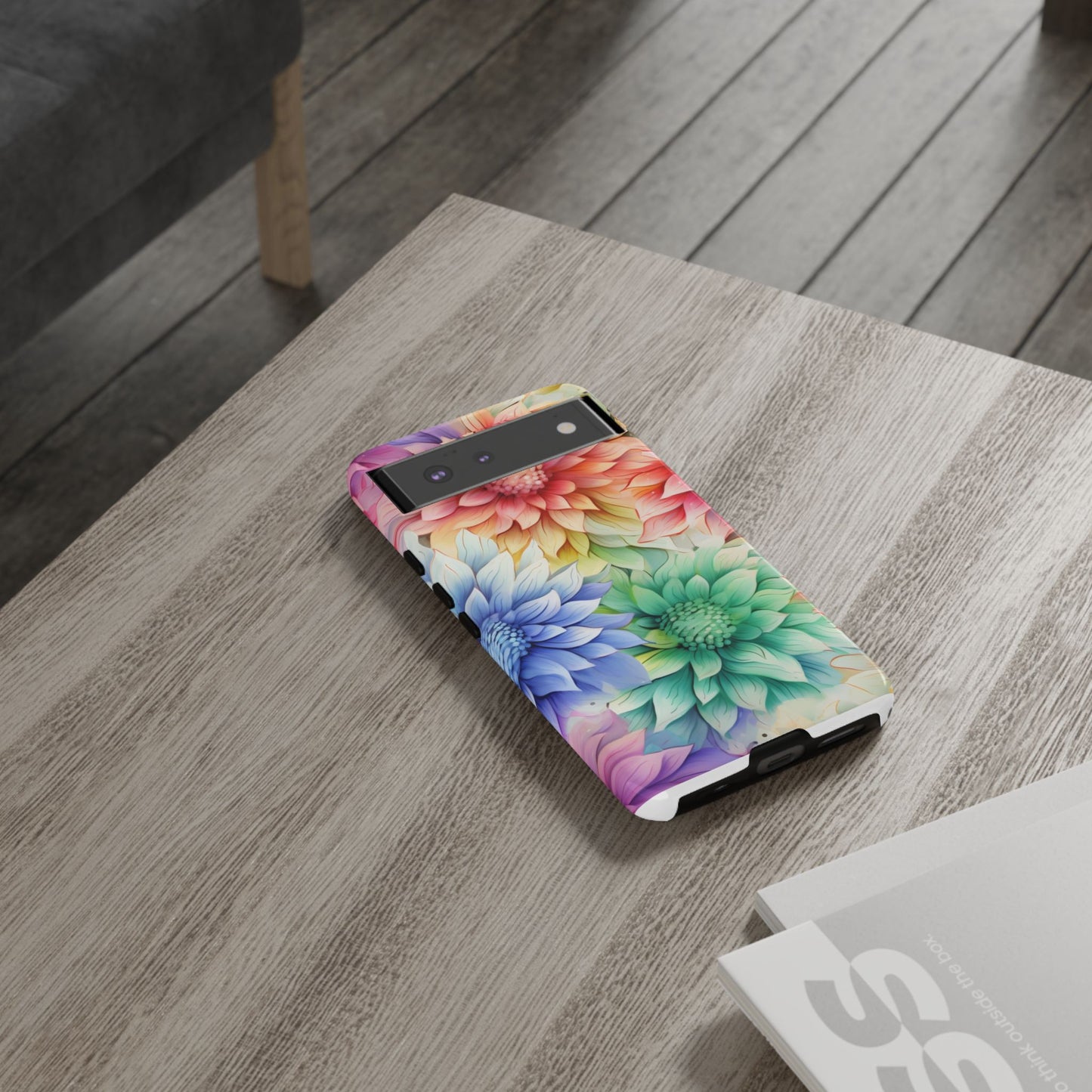 Rainbow Bloom Mandala Floral Mobile Case