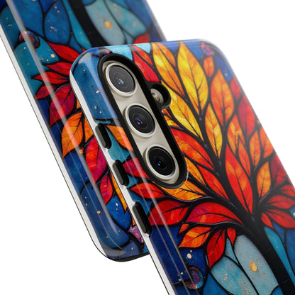 Stained Glass Tree: A Burst of Vibrant Elegance