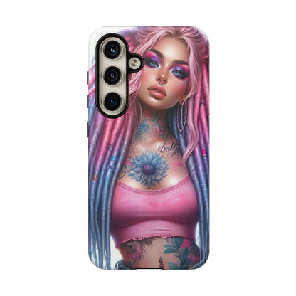 Boho Dream – Vibrant Dreadlocks & Floral Ink Mobile Cover