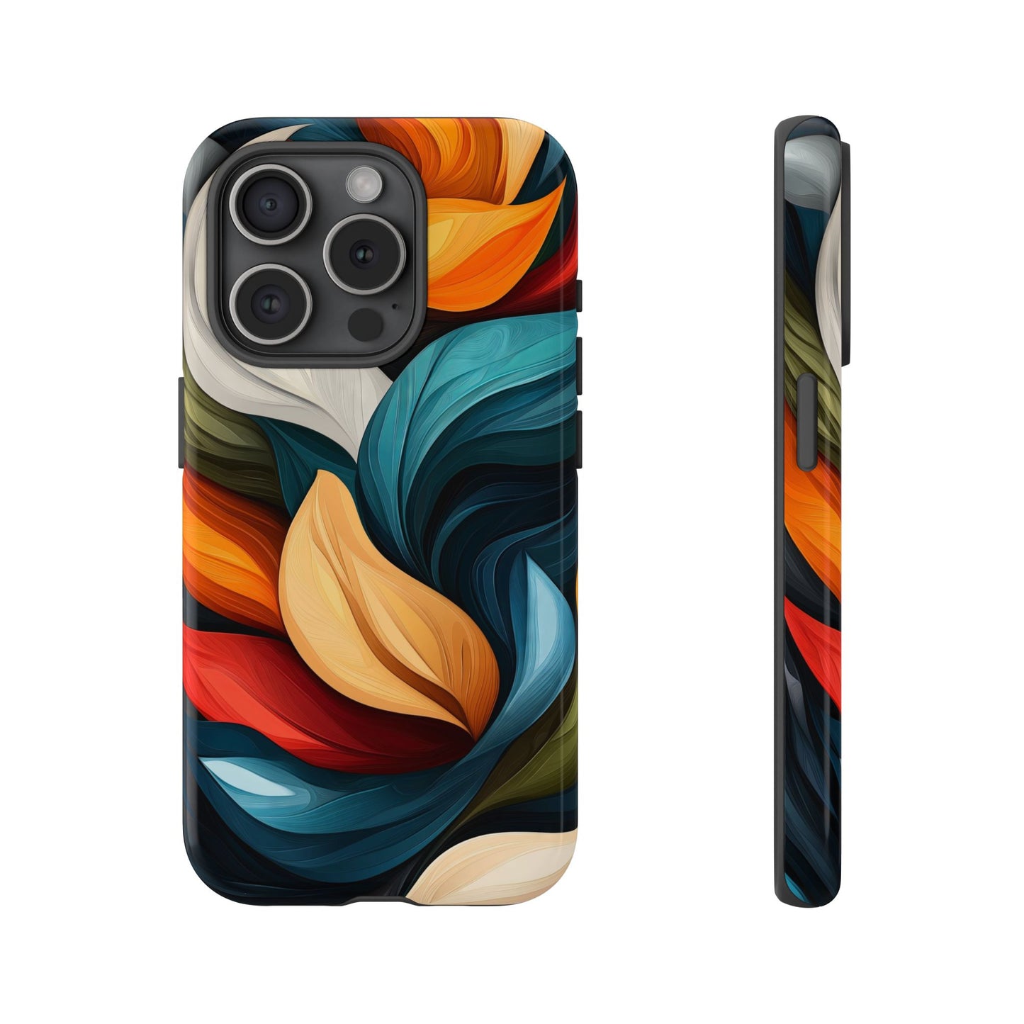 Floral Flow Abstract Phone Case – Nature-Inspired Design for iPhone, Google Pixel & Samsung