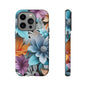 Elegant 3D Floral Bloom Mobile Case – Vivid & Artistic