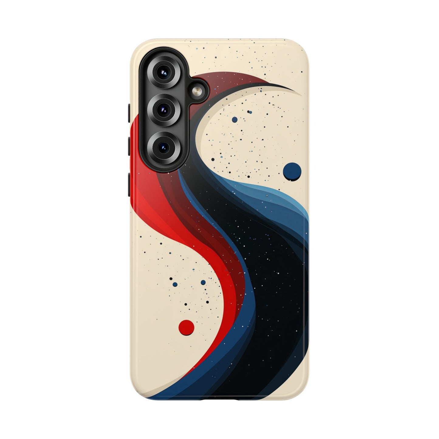 Galactic Drift – Cosmic Wave Abstract Phone Case for iPhone, Samsung & Pixel