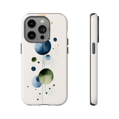 Orbit Bloom – Abstract Bubble Art Phone Case for iPhone, Samsung & Pixel