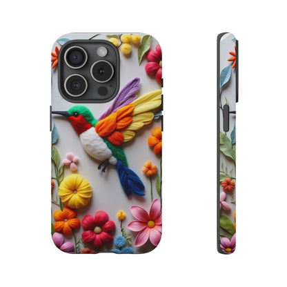Elegant Hummingbird with Floral Mosaic Design | Nature's Artistic Vibes | Pixel 8 pro