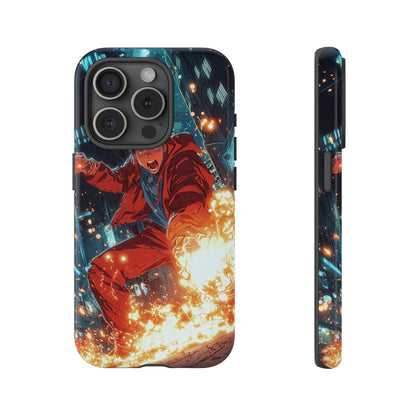 Urban Firestarter | Neon Blaze Hero Phone Case for iPhone, Samsung & Pixel
