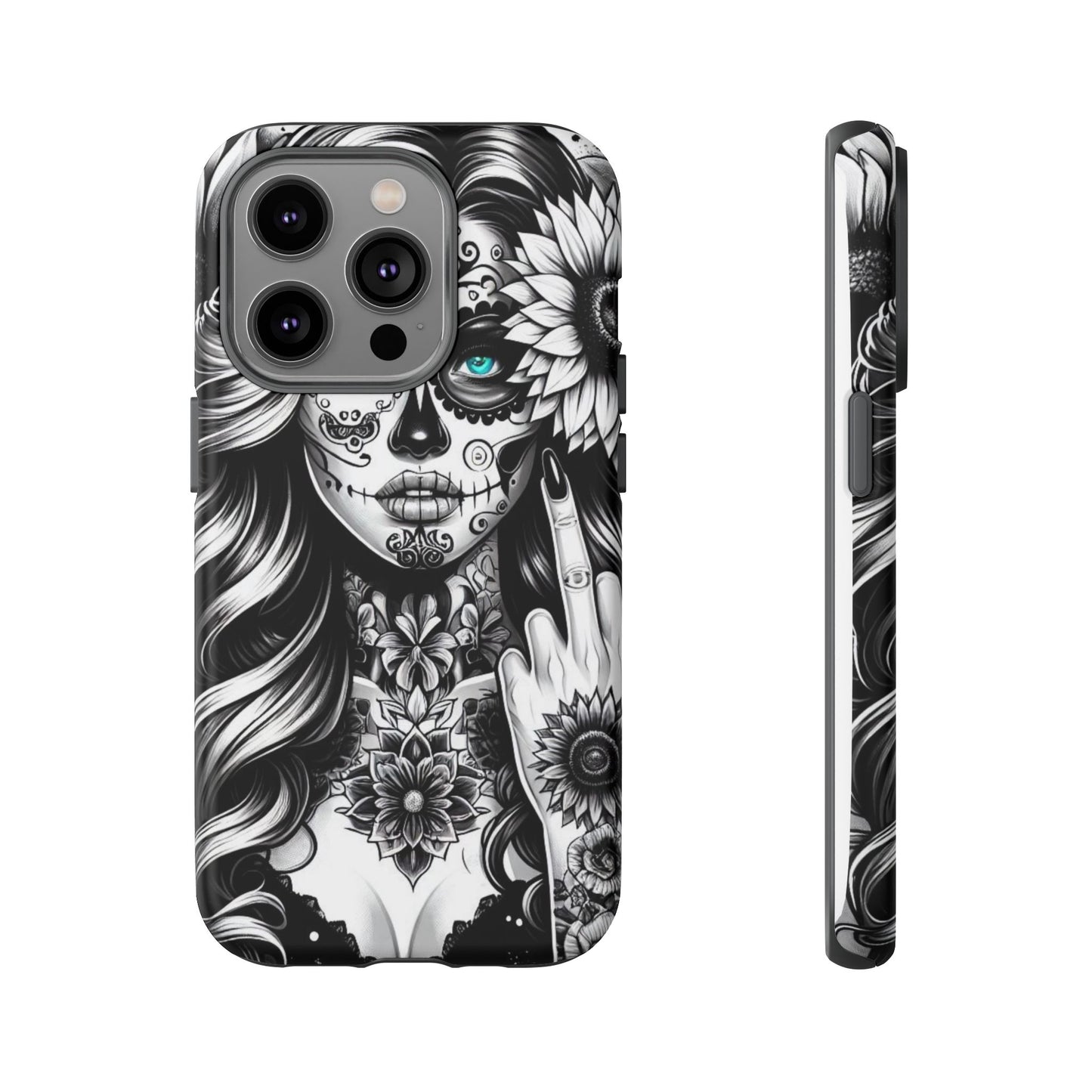 La Rebel – Day of the Dead Gothic Attitude Mobile Cover