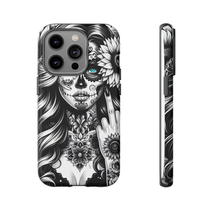 La Rebel – Day of the Dead Gothic Attitude Mobile Cover