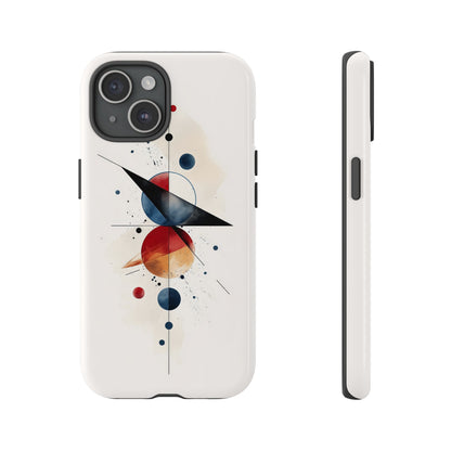 Orbital Drift – Abstract Space Geometry Phone Case for iPhone, Samsung & Pixel