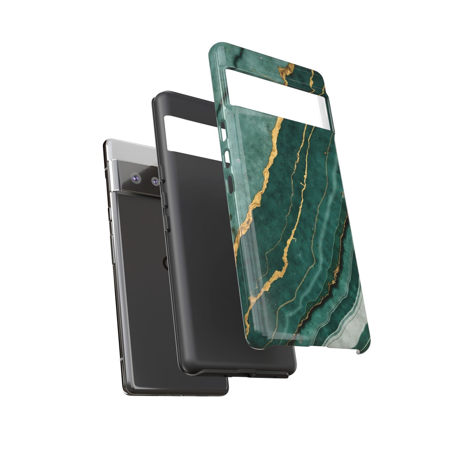Jade Green Marble Case Design