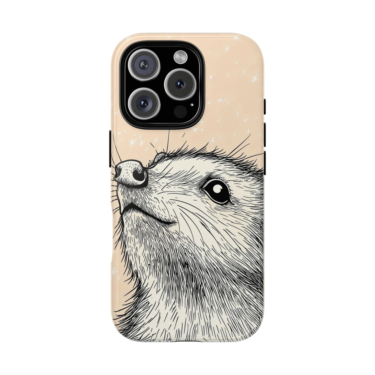 Starlit Wonder: Curious Critter in the Cosmos Phone Case for iPhone, Samsung & Pixel