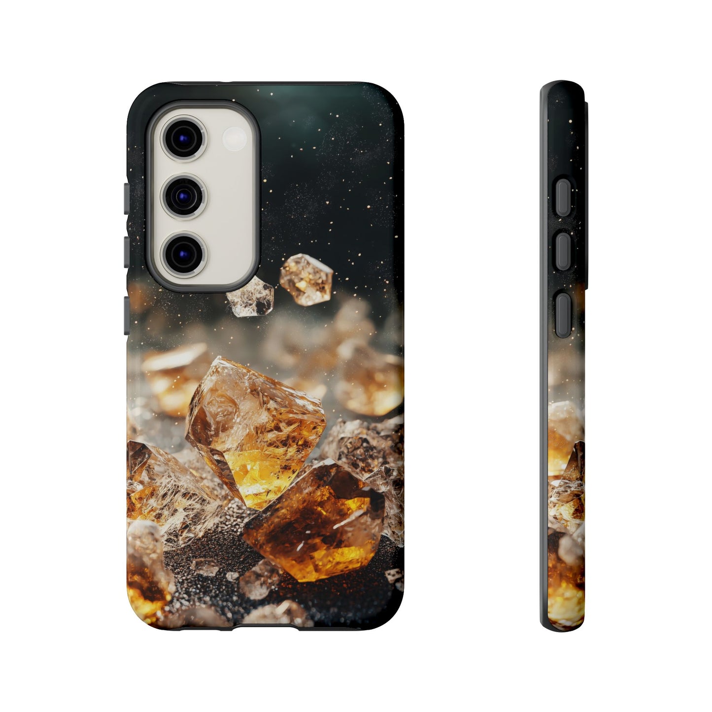 Golden Ember Crystal Phone Case for iPhone, Samsung & Google Pixel
