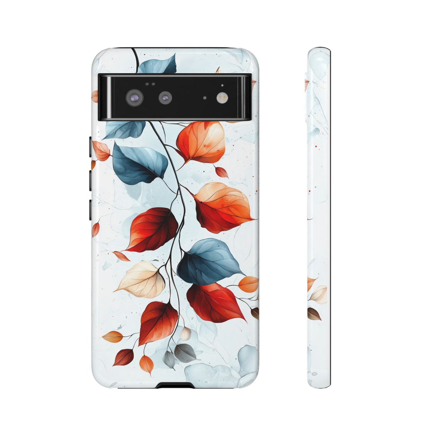 Crimson Drift | Minimalist Botanical Phone Case for iPhone, Pixel & Samsung