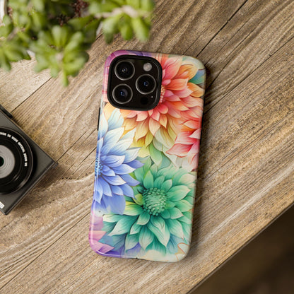 Rainbow Bloom Mandala Floral Mobile Case