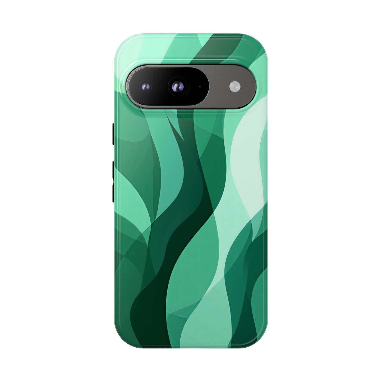Verdant Flow – Abstract Nature-Inspired Phone Case for iPhone, Samsung & Pixel