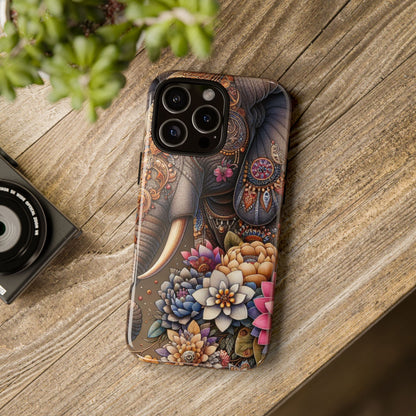 Royal Ornate Elephant Mobile Cover – Luxurious Bohemian Art