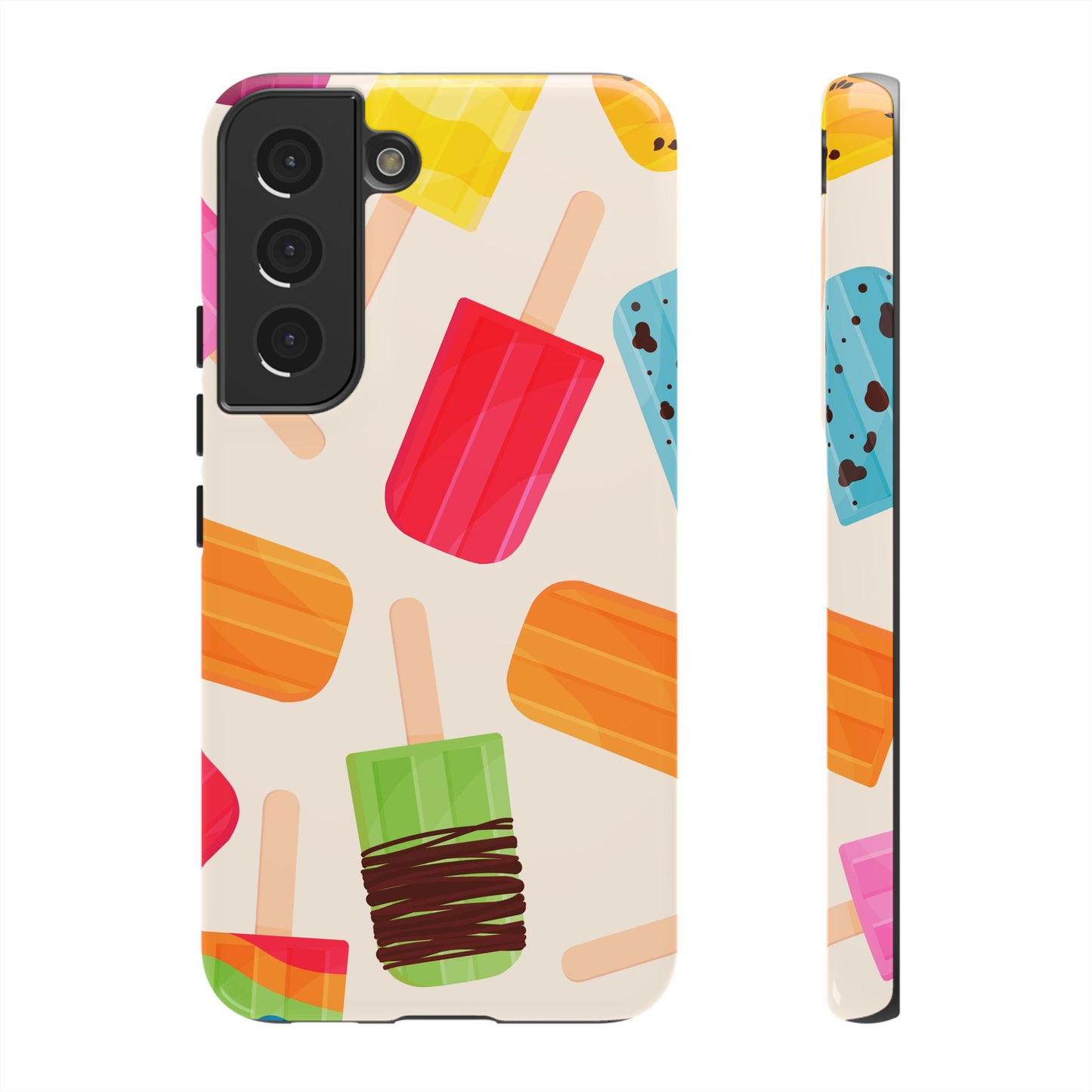 Colorful Popsicle Pattern Phone Case for iPhone, Google Pixel, Samsung