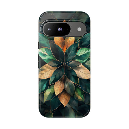 Golden Harmony Leaf Phone Case for iPhone, Samsung & Google Pixel