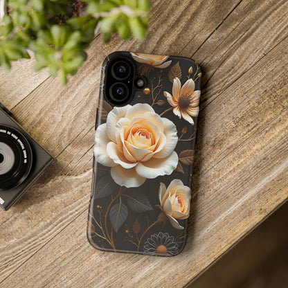 Elegant 3D Floral Design, Botanical Phone Case design for Iphone.