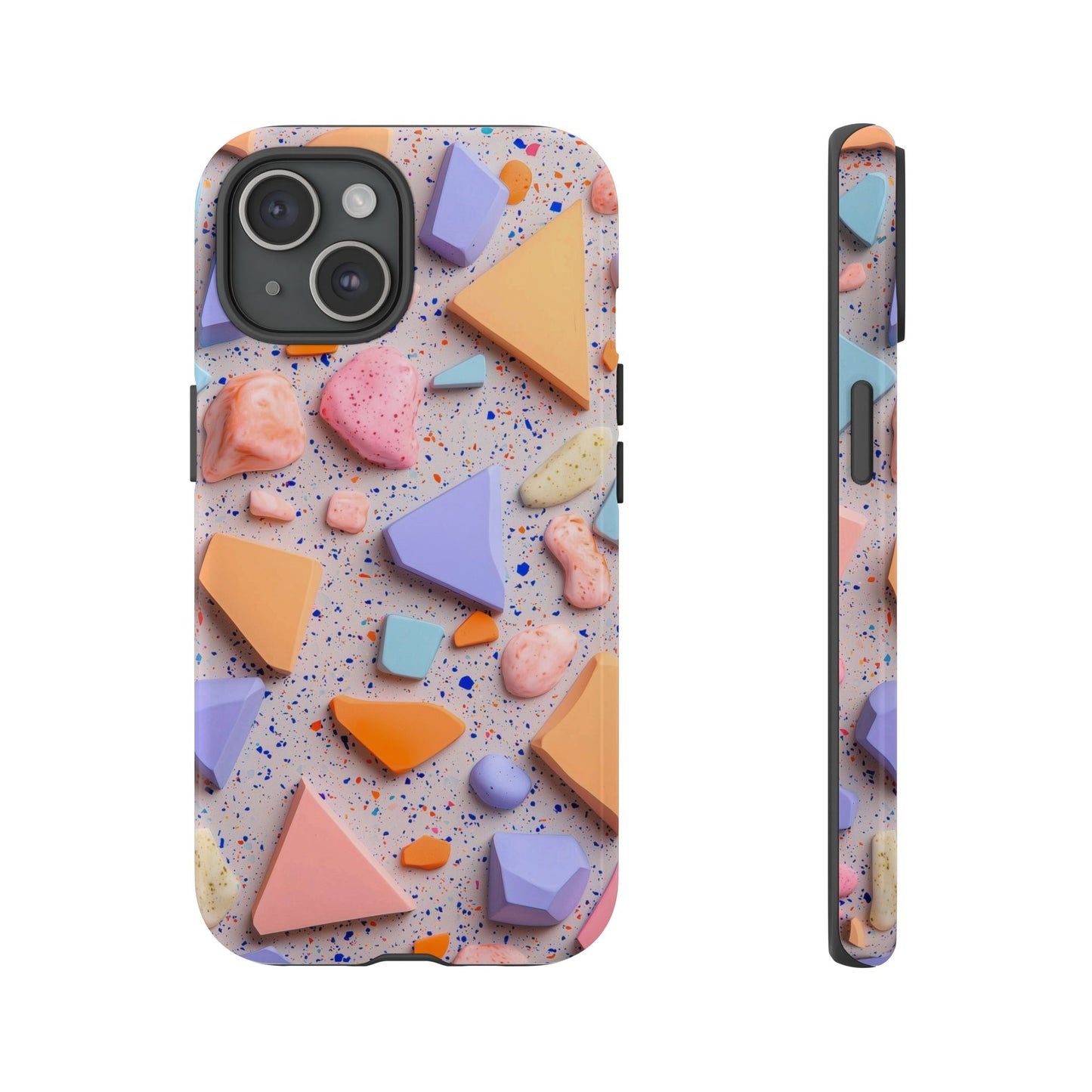 Playful Pastel Terrazzo Phone Case for iPhone, google Pixel & Samsung