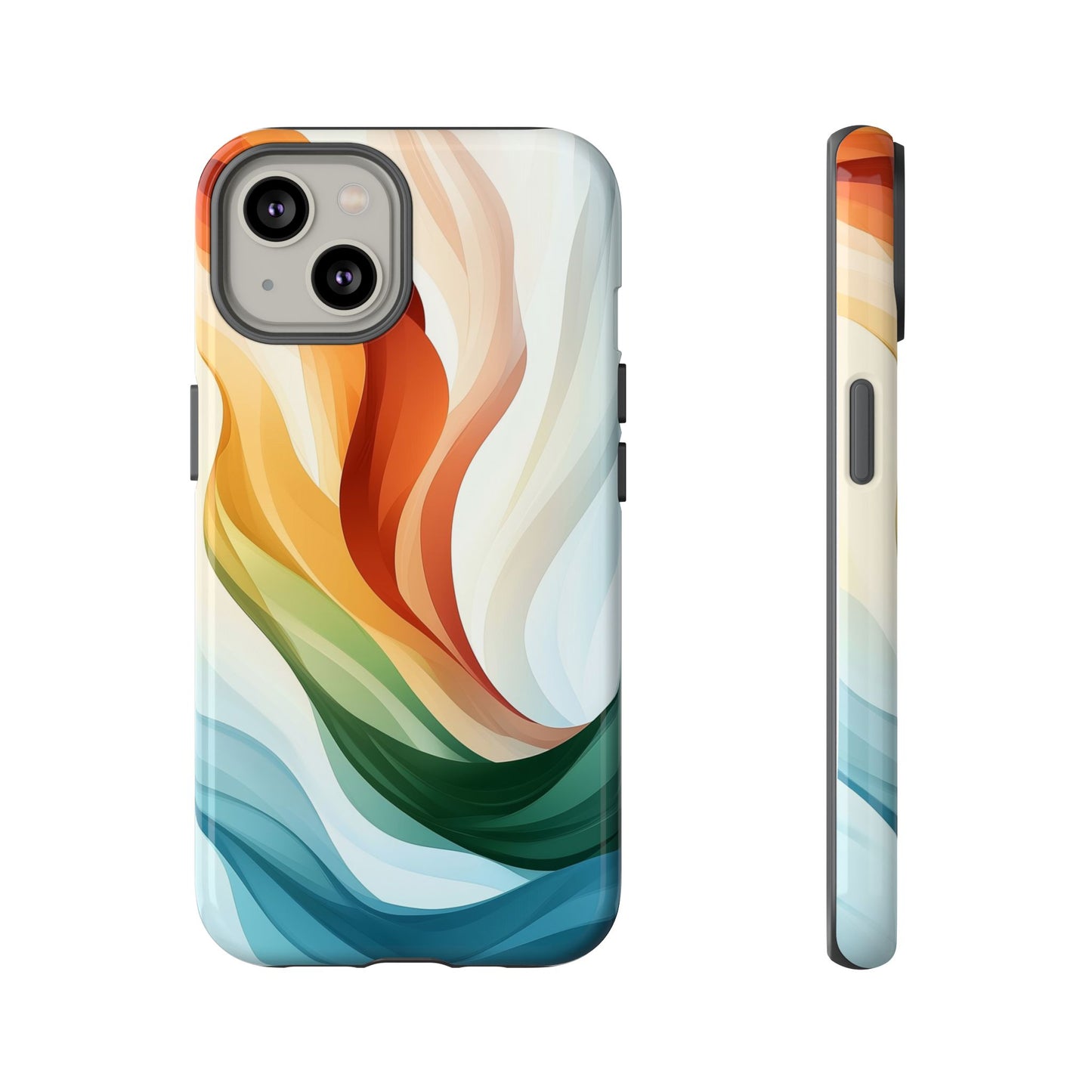 Aurora Stream Watercolor Phone Case for iPhone, google Pixel & Samsung
