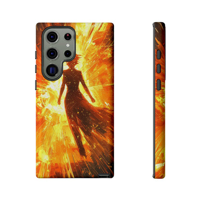 Solar Ascension | Silhouette of Fire Phone Case for iPhone, Samsung & Pixel